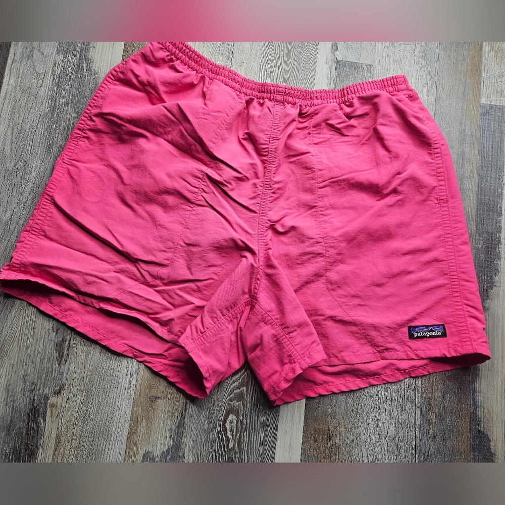 Patagonia Men's Swim Trunks Raspberry Pink Size Large Lined